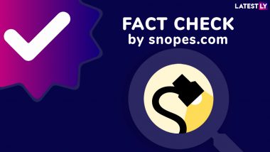 Seriously, Wrap Your Brain Around This Truth. - Latest Tweet by Snopes.com